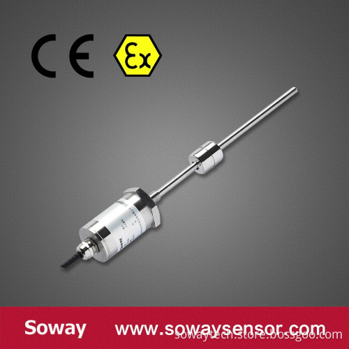 Explosion proof magnetostrictive water liquid level sensor/transducer/gauge/meter/transmitter